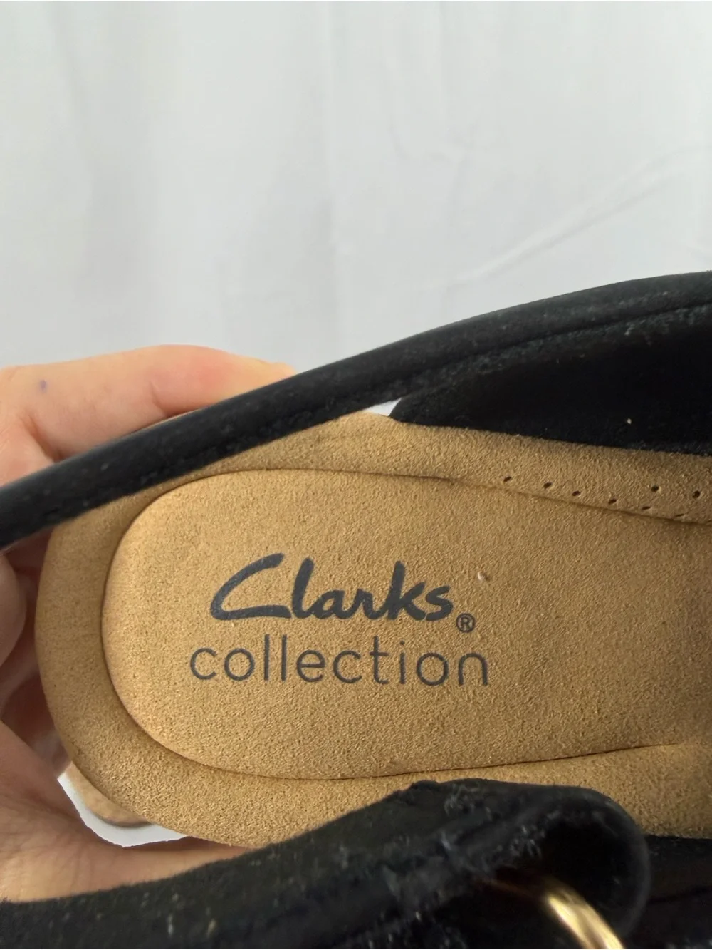 NWT Clarks Women’s Size 9 Black Cork Platform Slingback Sandals